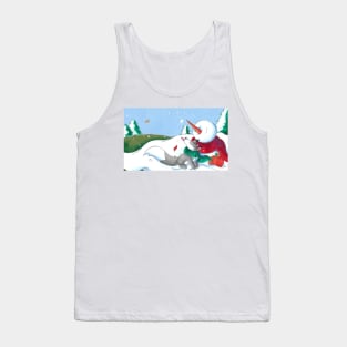 Catching Leaves and Snow Tank Top